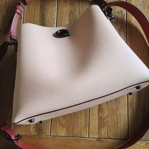 Blush Coach Crossbody Purse & Matching Wallet